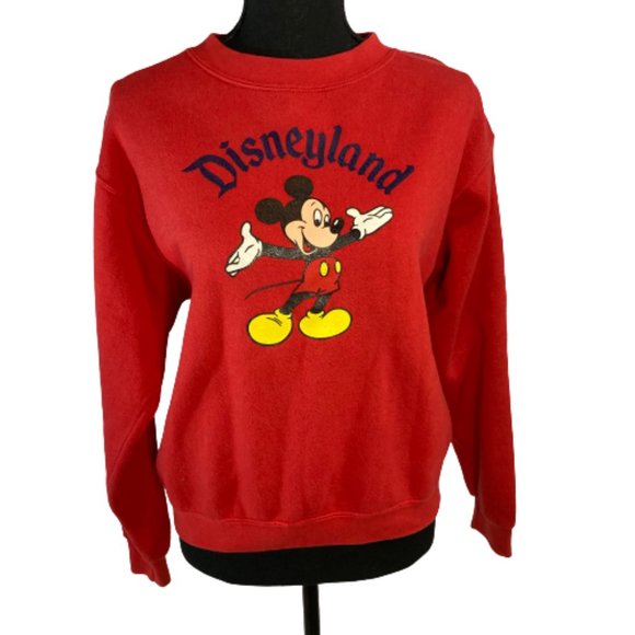 Disney Other - Vintage Disneyland Sweatshirt Mickey Inc Kids Red